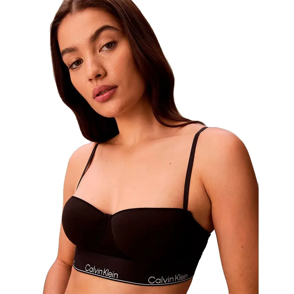 Бюстгальтер Balconette Calvin Klein, черный
