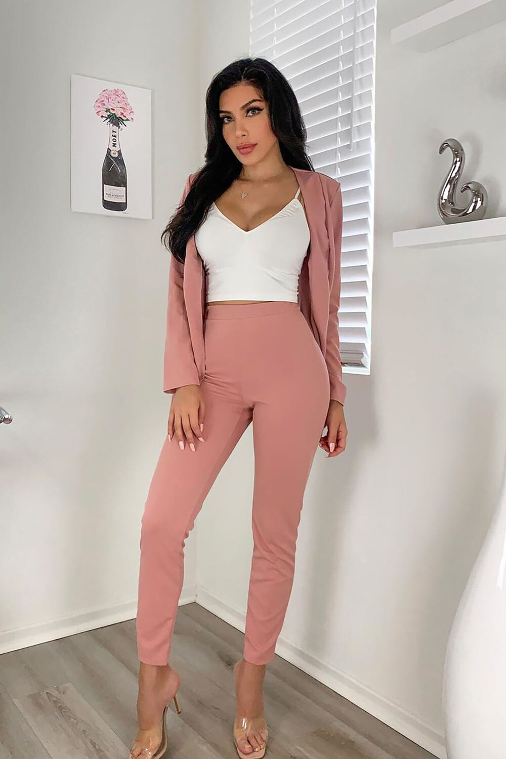 

Блейзер Fashion Nova ST1551, лиловый