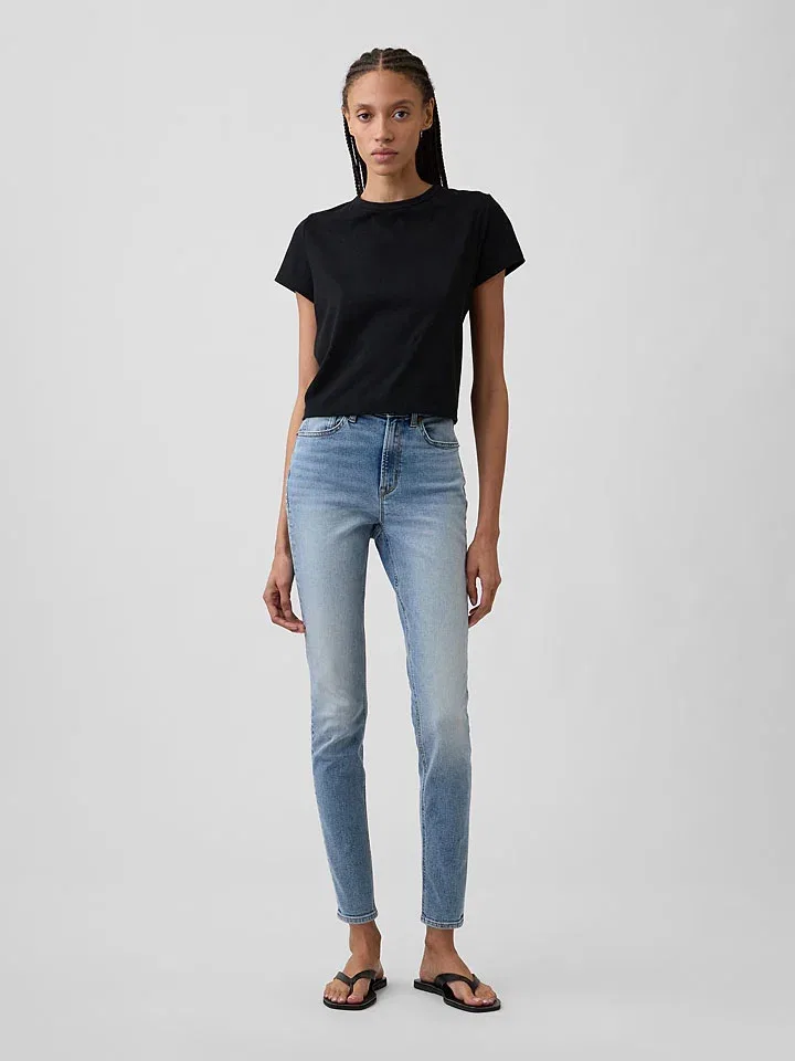Женские джинсы skinny fit High Waist GAP, Light Blue