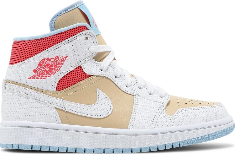 

Кроссовки Wmns Air Jordan 1 Mid SE Sesame, коричневый