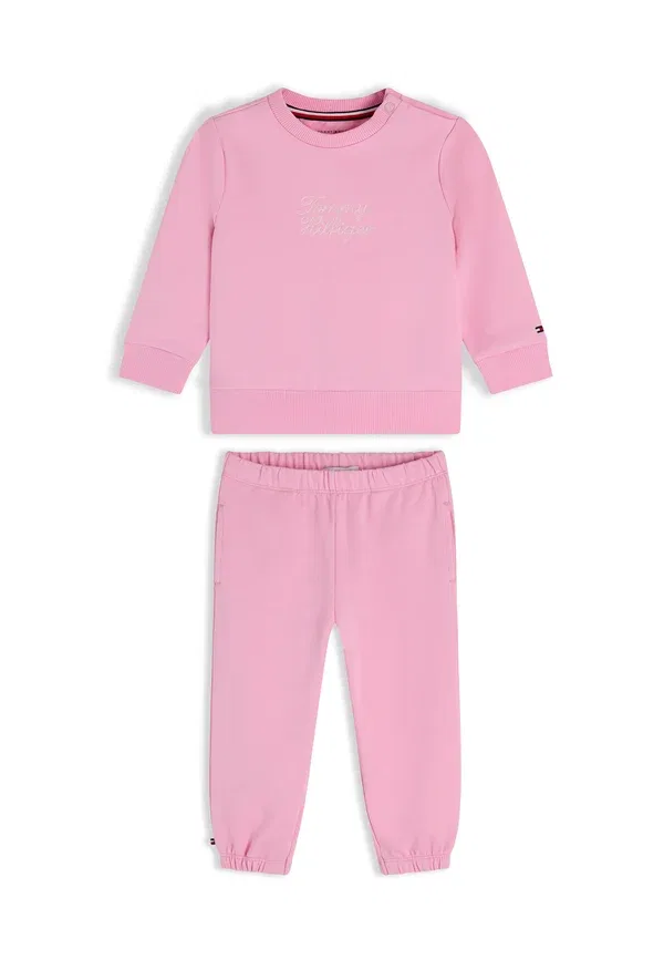 Брюки из хлопка Tommy Hilfiger, розовый