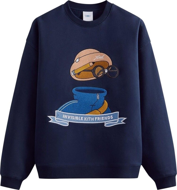 

Толстовка Kith x Invisible Friends Crewneck Nocturnal', синий