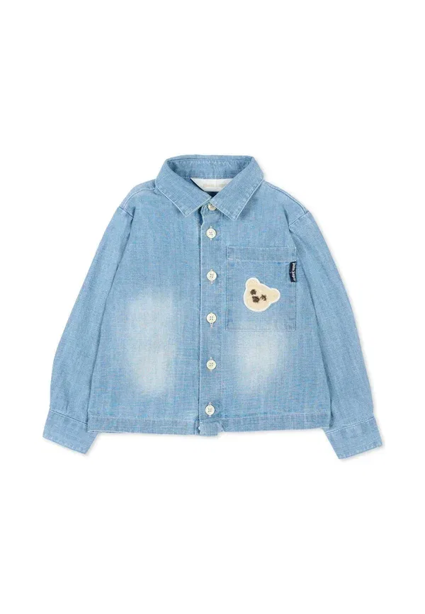 Рубашка джинсовая Camicie Palm Angels, denim, деним