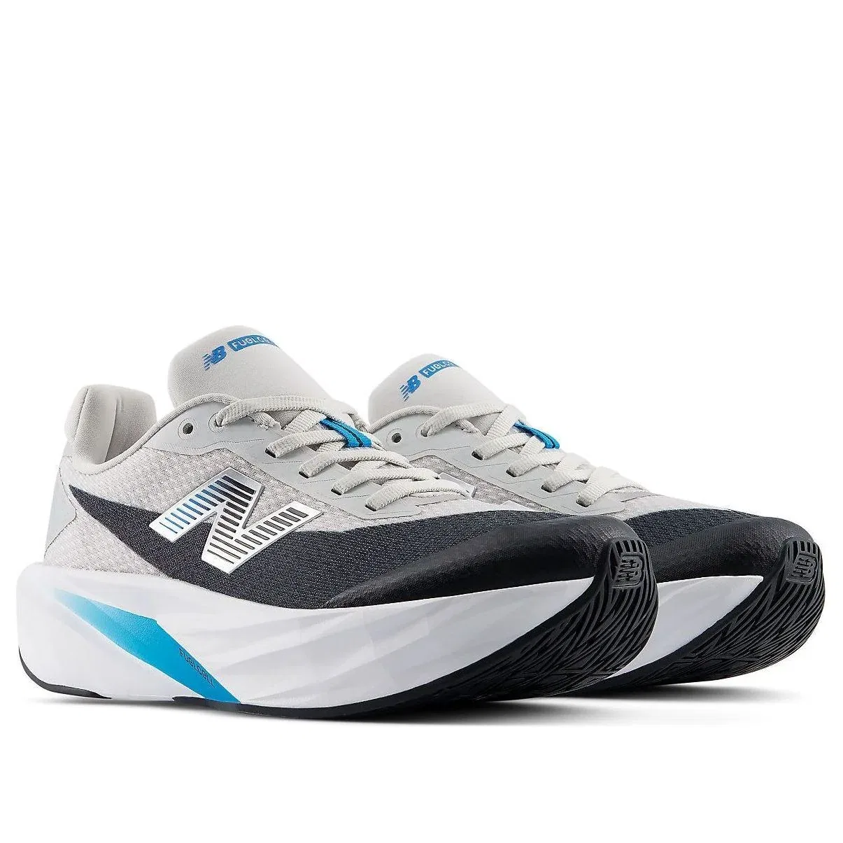 Детские кроссовки с сетчатым верхом FuelCell Rebel Lace 'Grey Matter Black Altitude' New Balance, Grey Matter / Black / Altitude — фото 4