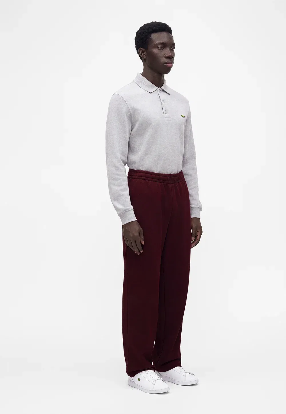 Штаны спортивные Lacoste Oxalis, унисекс, базовые, темно-синие — фото 4