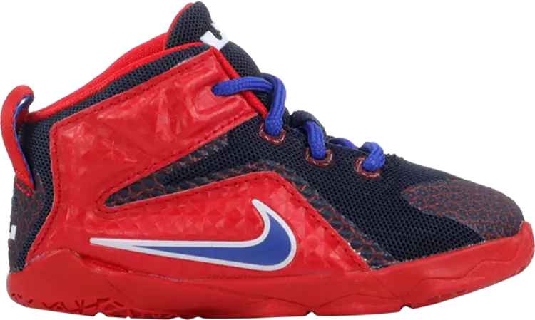 

Кроссовки Nike LeBron 12 TD 'Red Navy', синий