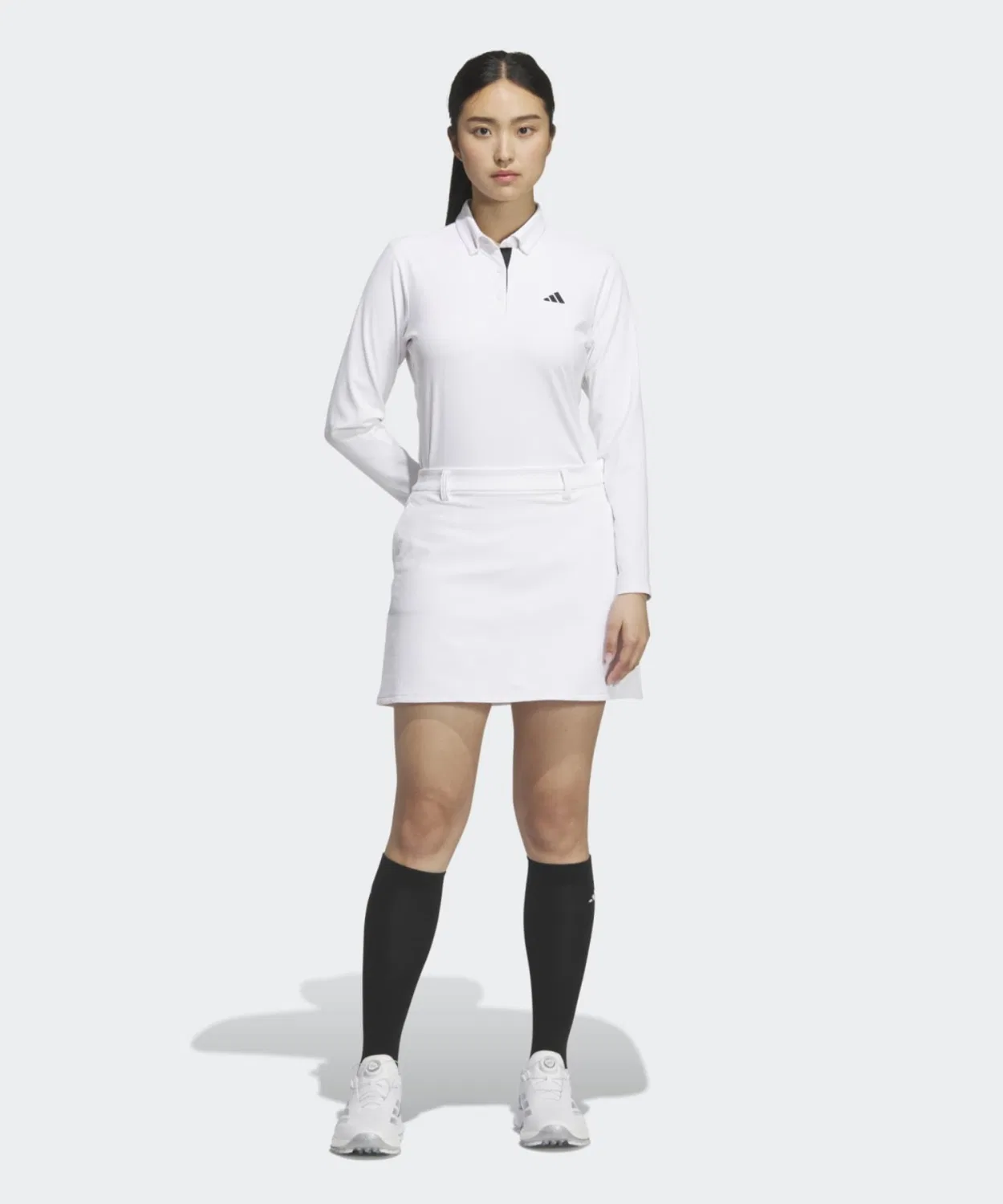 Женская юбка для гольфа с водоотталкивающей пропиткой, модель EX STRETCH ACTIVE Adidas, Белый — фото 4