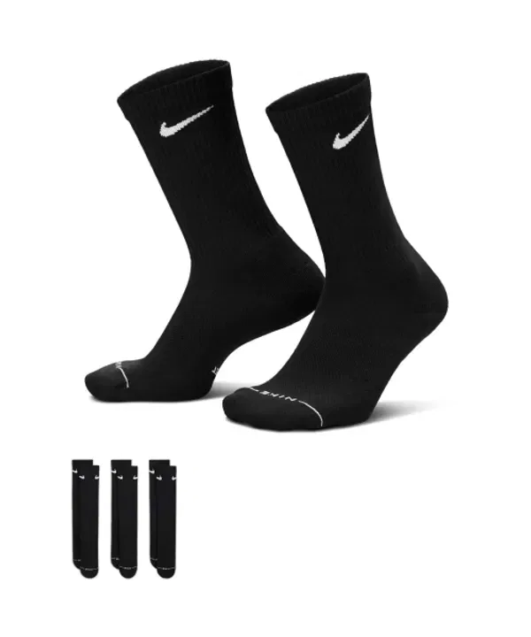 Носки Everyday Elevated (3 пары) Nike, черный