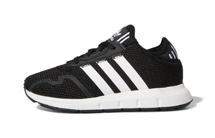 Детские кроссовки для девочек с дышащим верхом Swift Run X, Adidas Originals, Черный