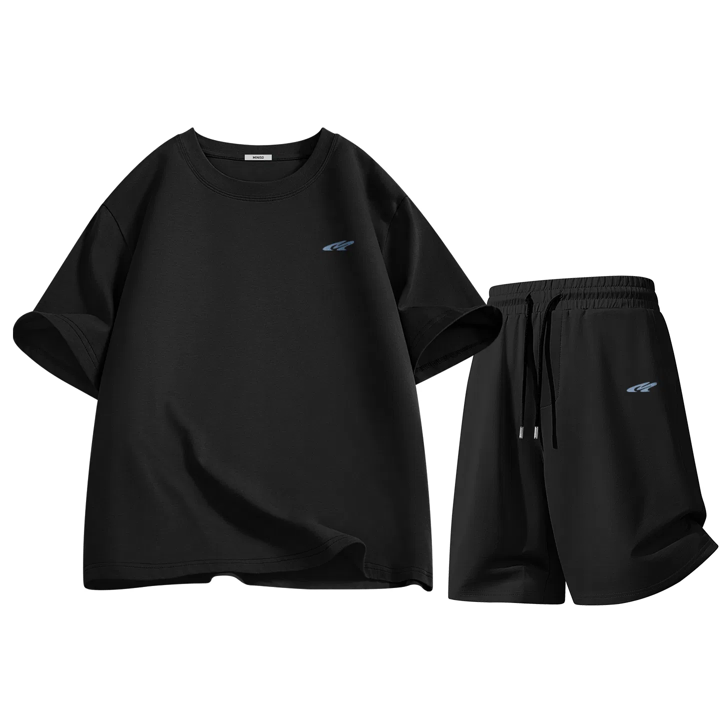 Спортивный костюм детский MINISO, Black+Black (Mb Vintage Blue Label)