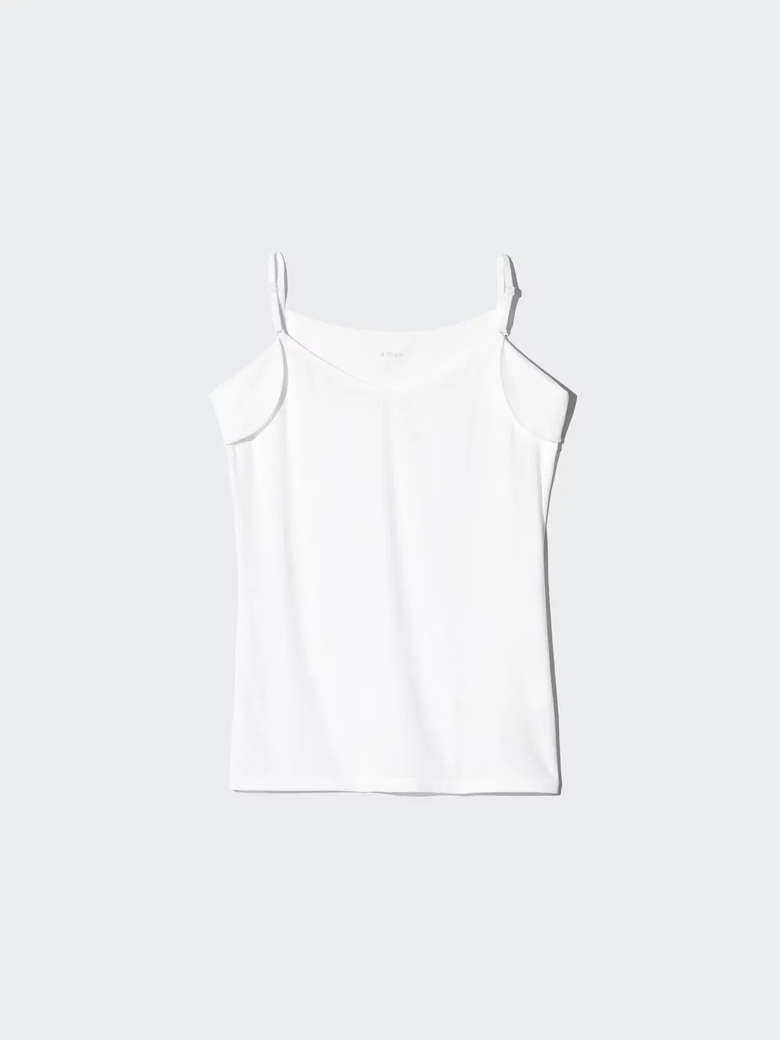 Майка Uniqlo Airism, из ацетата, для ежедневного использования, белый — фото 2