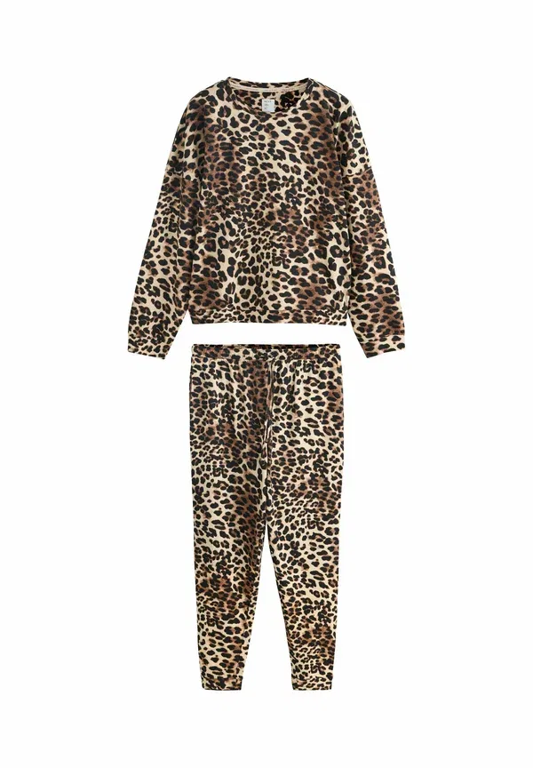 Комплект пижамы с принтом Animal print Next, Leopard Print