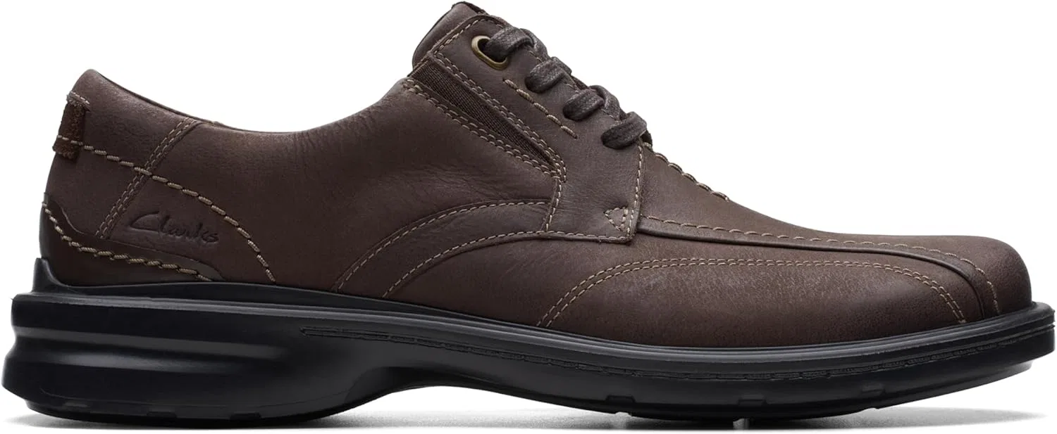 Мужские оксфорды Clarks Gessler Lace, Dark Brown — фото 2