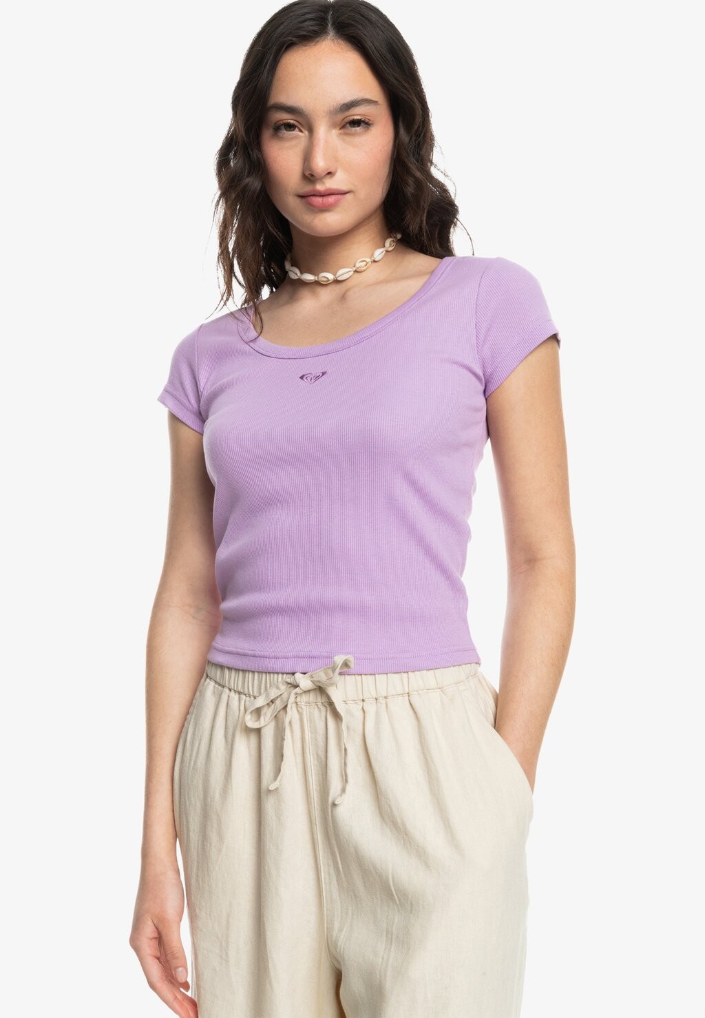 

Футболка базовая SCOOP NECK Roxy, цвет pkl