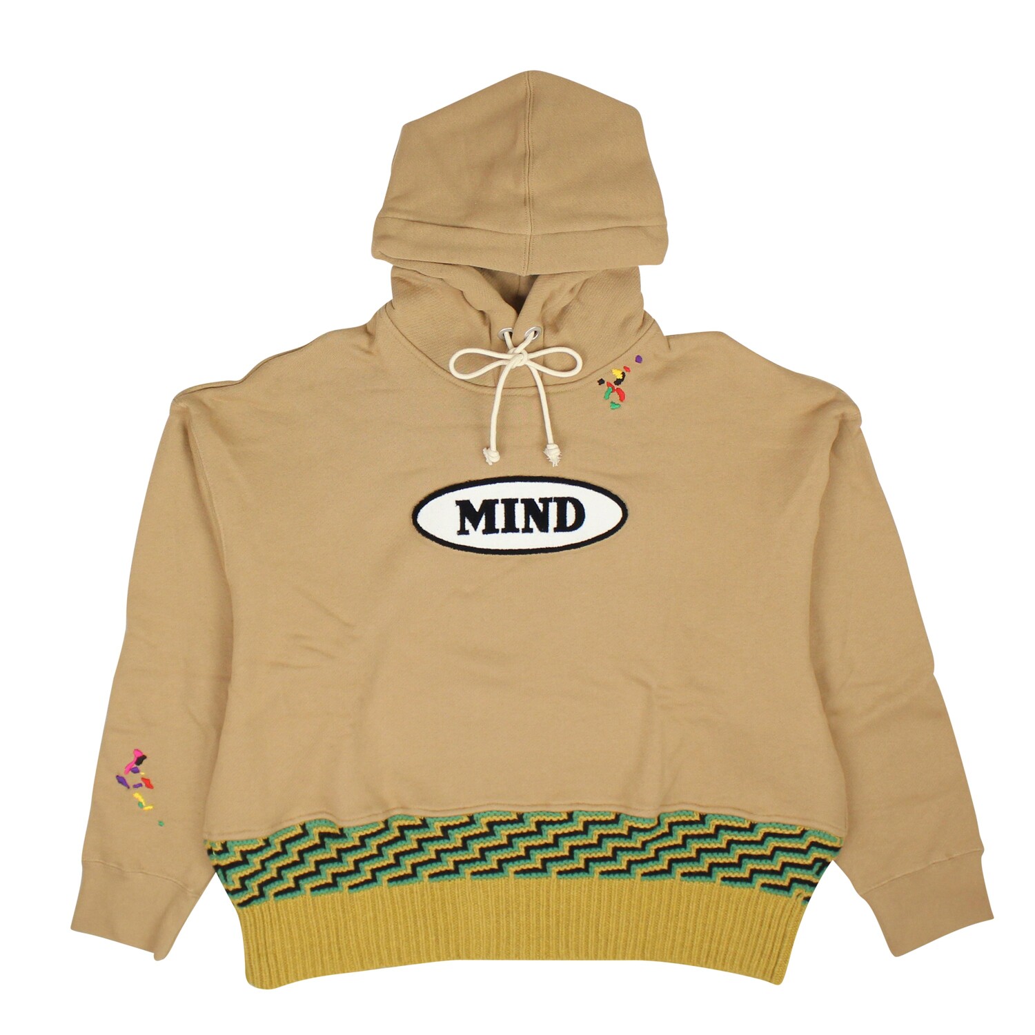 

Хлопковая толстовка с принтом Tan Mind Palm Angels, бежевый
