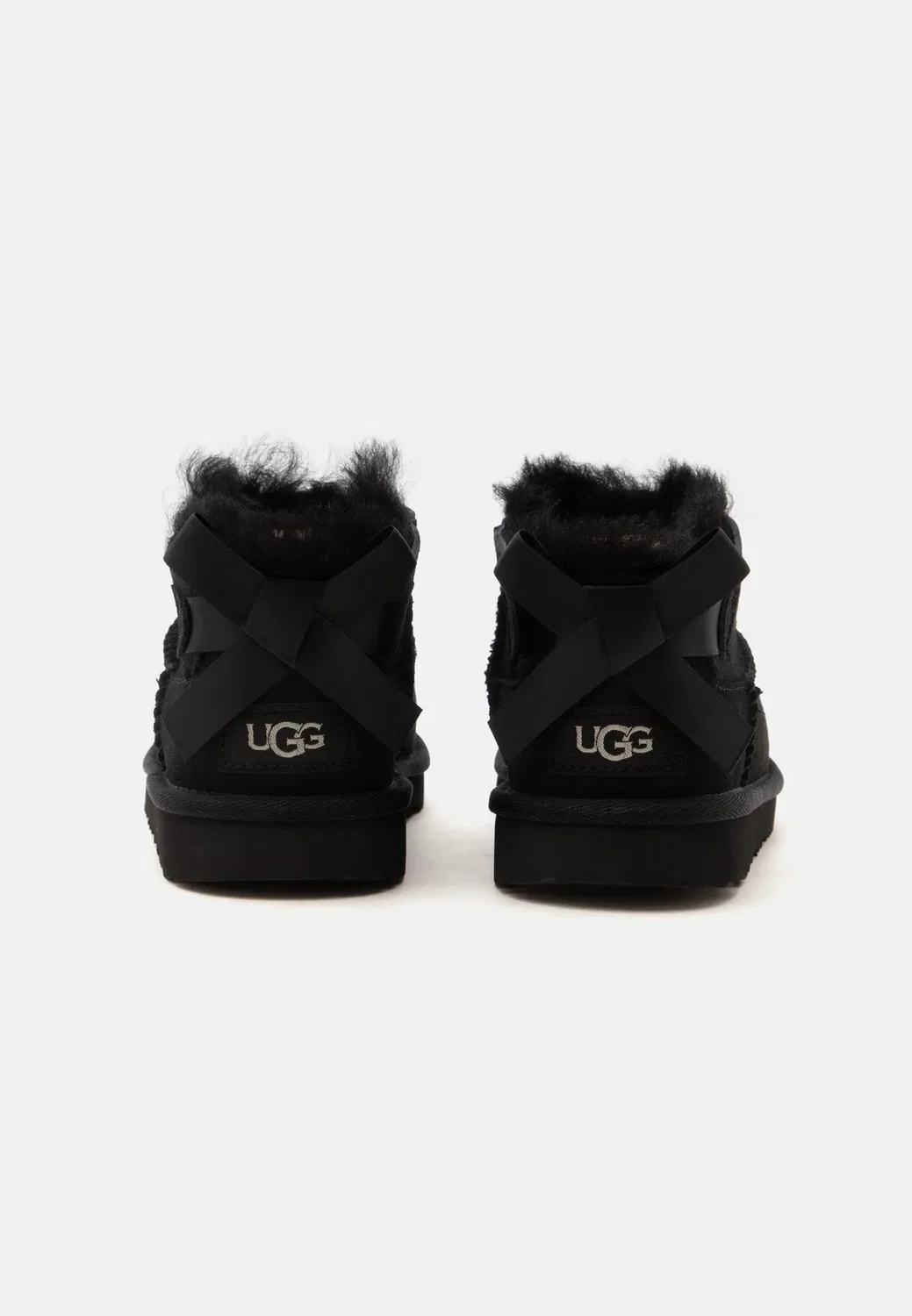 Ультраминиатюрные ботильоны Bailey Bow - классические ботильоны Ugg, Black — фото 3