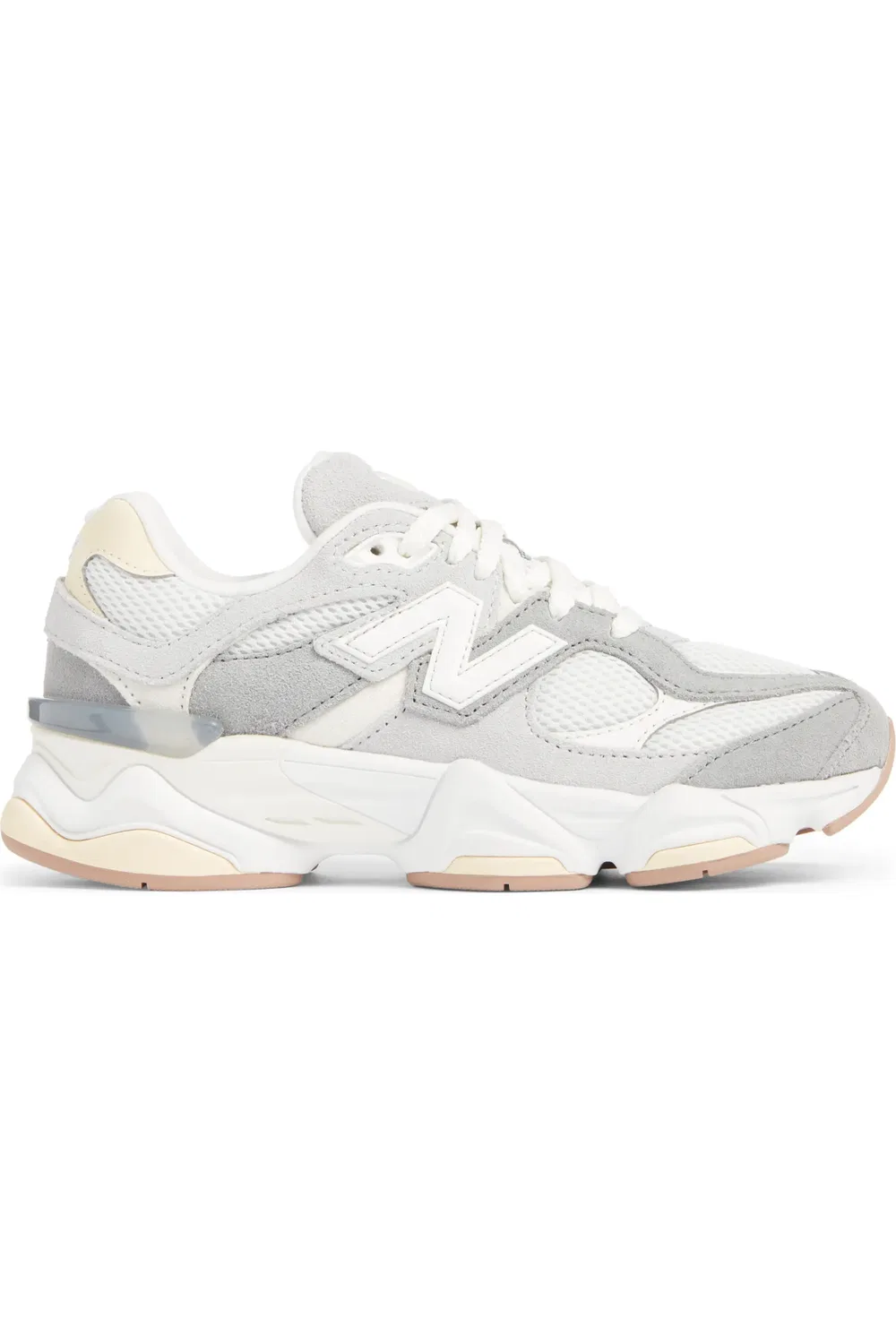 Детские кроссовки на толстой подошве 9060 New Balance, Sea Salt/Raincloud — фото 3
