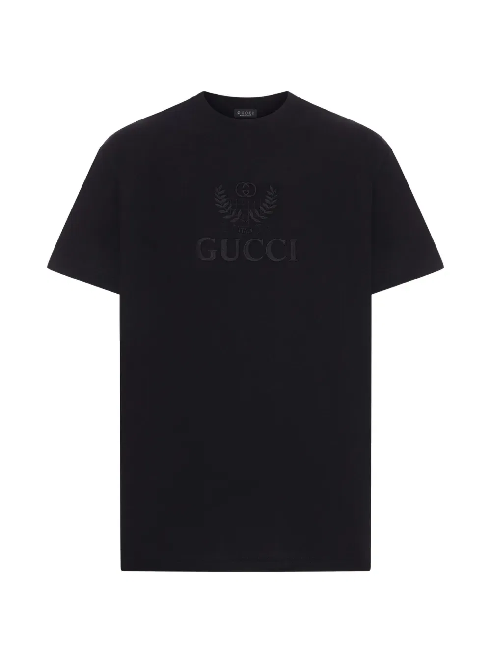 Футболка хлопковая Gucci, черный
