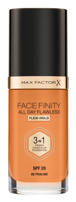 

Тональный крем повышенной стойкости SPF 20 Max Factor Facefinity All Day Flawless, оттенок 88 Praline 30 мл