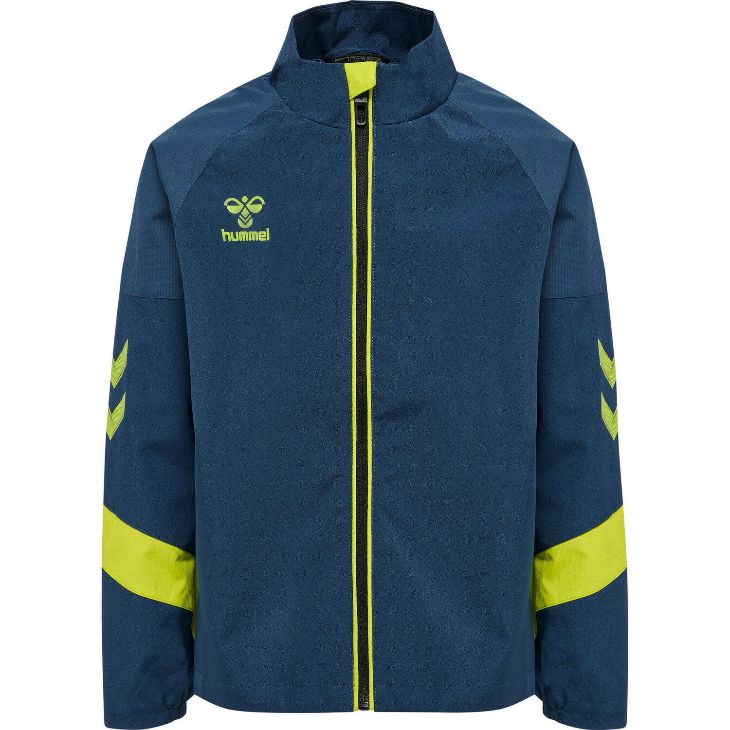 

Тренировочная куртка Hmllead Kids Jacket Unisex Children HUMMEL, бирюзовый/темно-синий/темно-синий