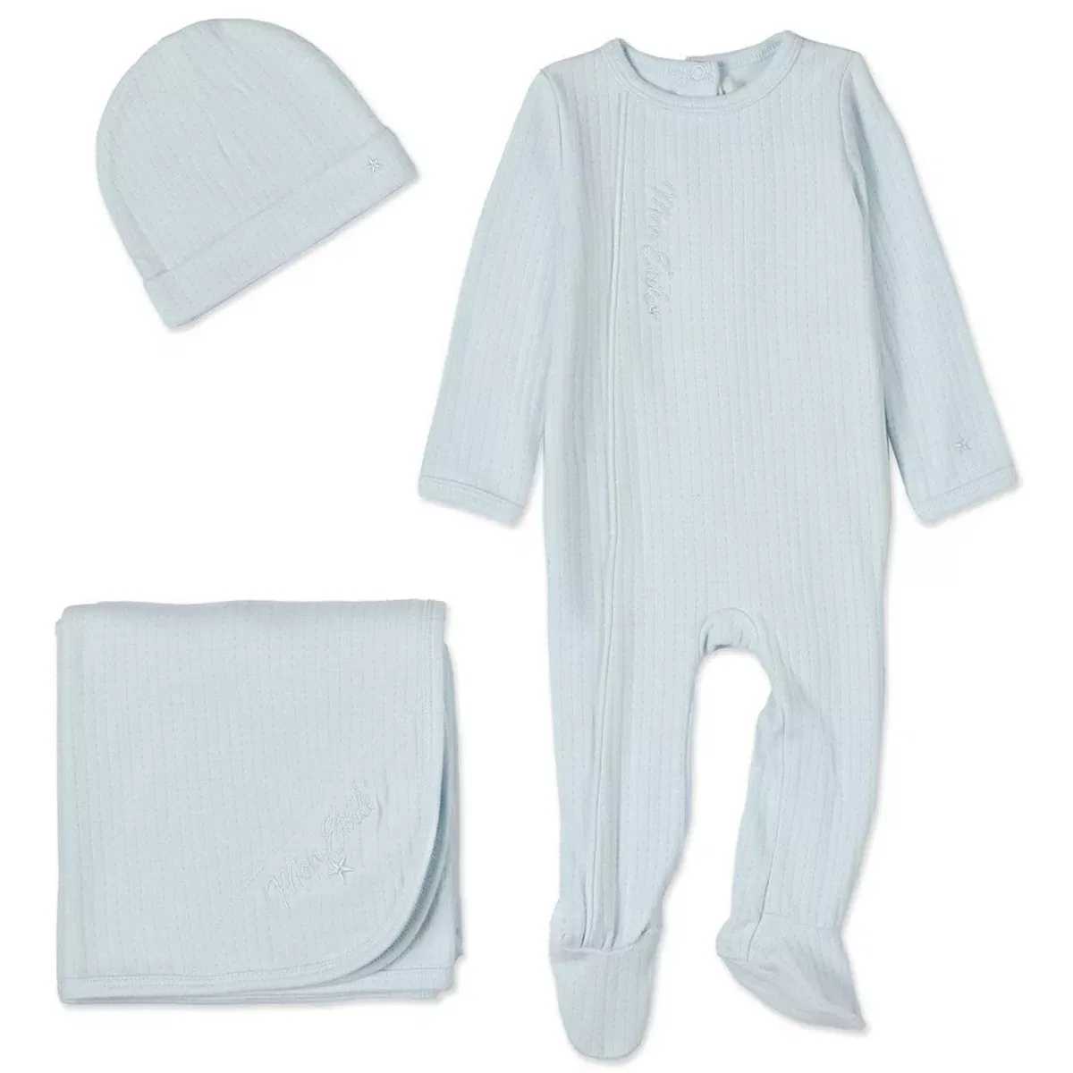Детский комплект боди-слип с длинным рукавом Mon Etoile NEWBORN, Blue