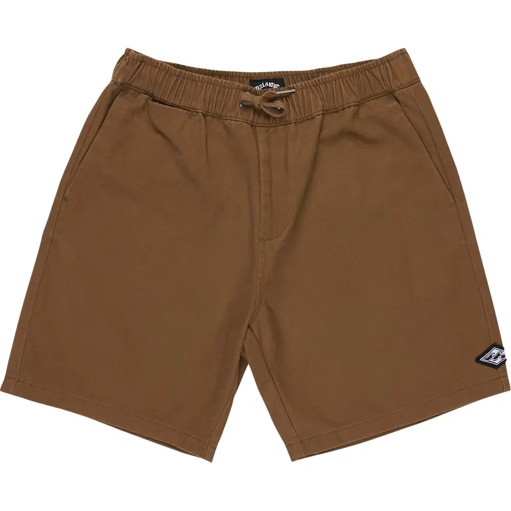 Шорты Larry Twill Billabong, коричневый