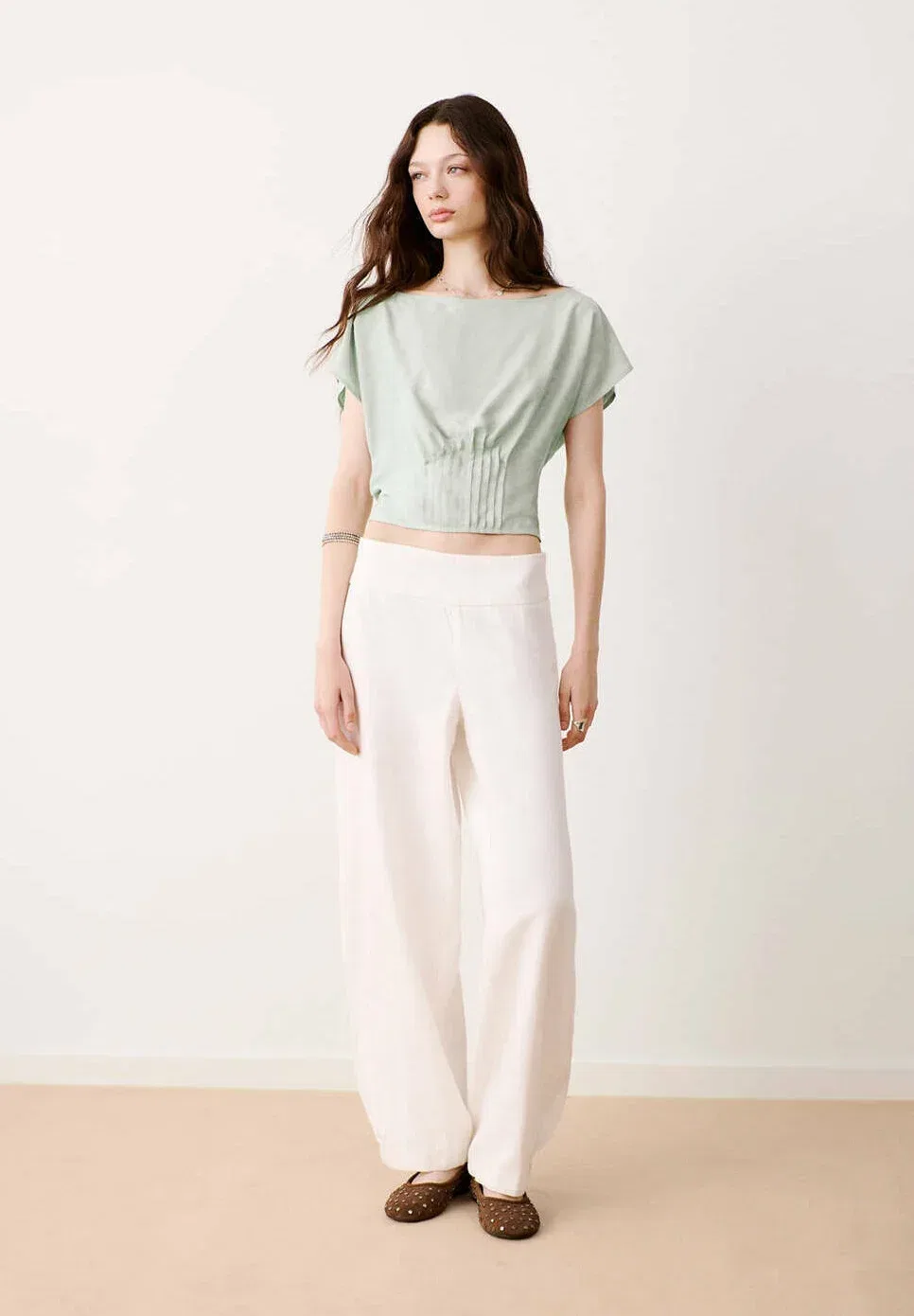 Подростковая - блузка Mango Kids, Mint