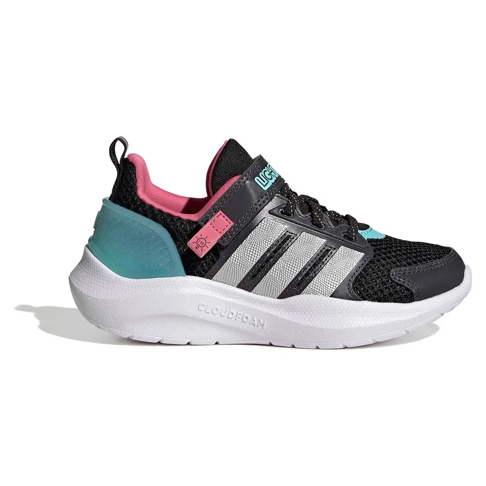 Детские кроссовки для девочек с подсветкой Lightorama Runner Adidas, Black
