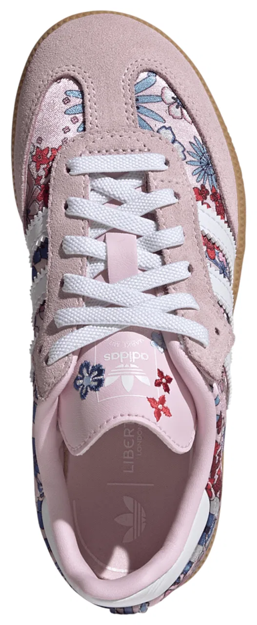 Кеды для девочек Samba OG Adidas, розовый/синий — фото 4