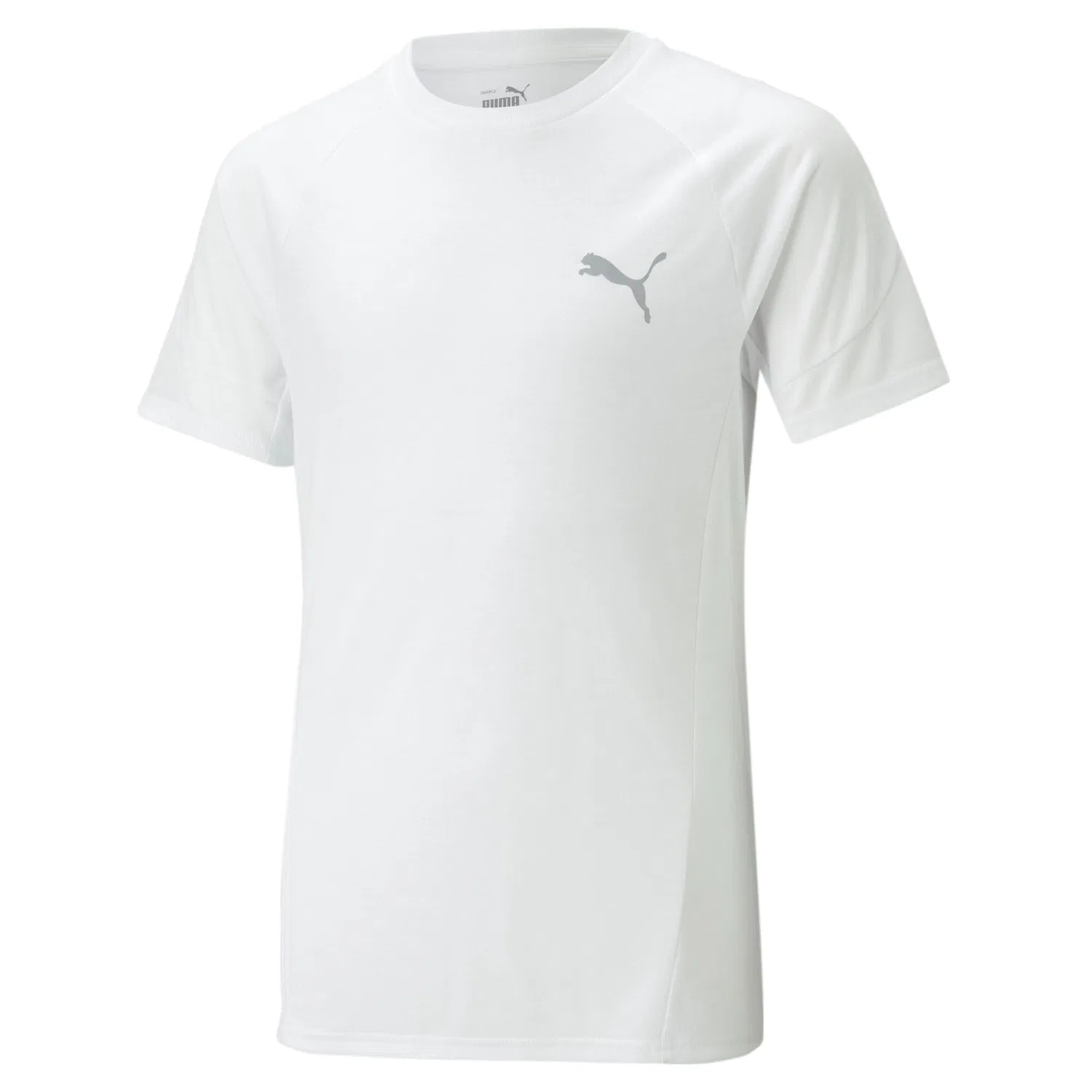 Детская футболка с длинным рукавом EVOSTRIPE Tee B Puma, Weiss