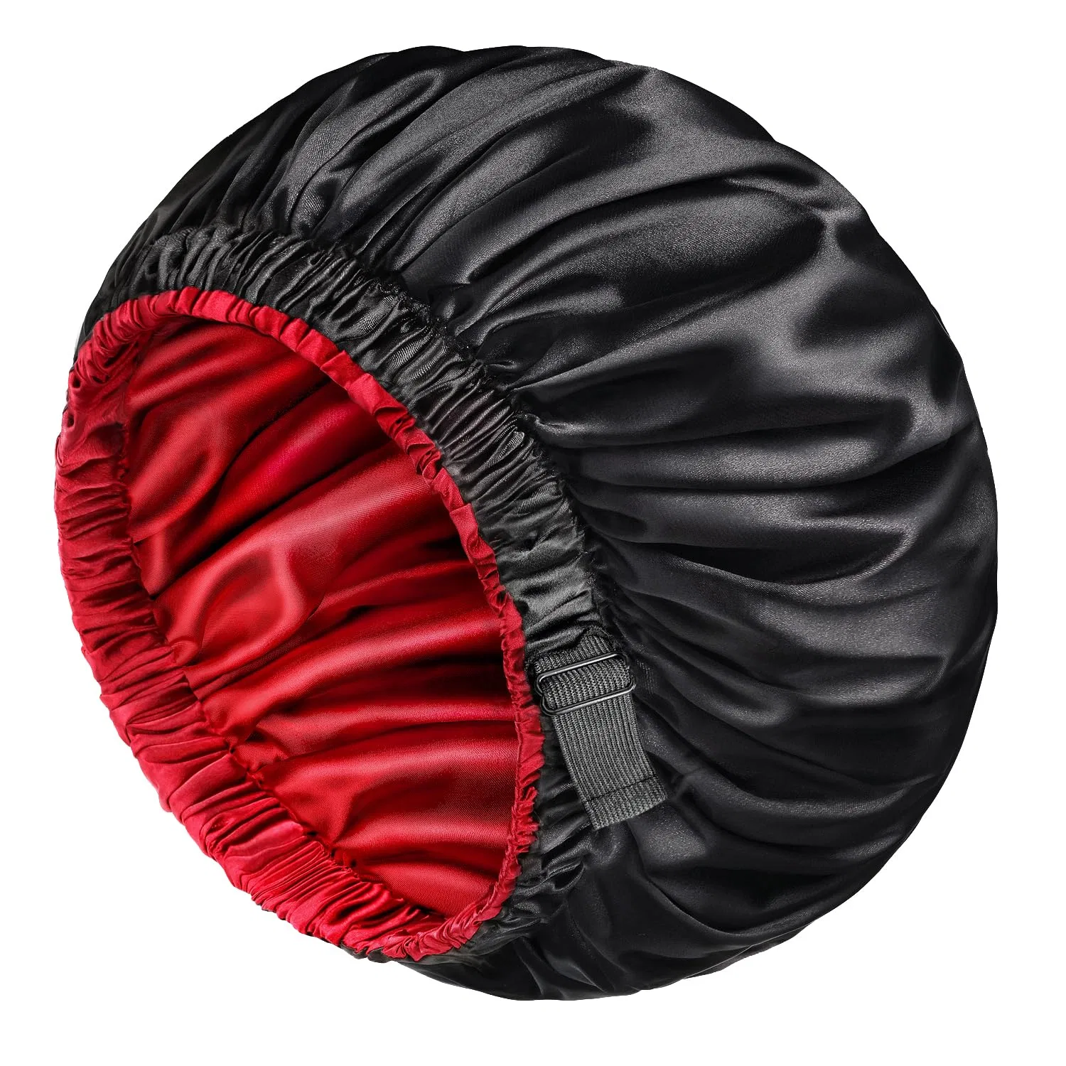 Шапочка для душа Satin Bonnet 2 Pack, X-Large, mikimini, black/red
