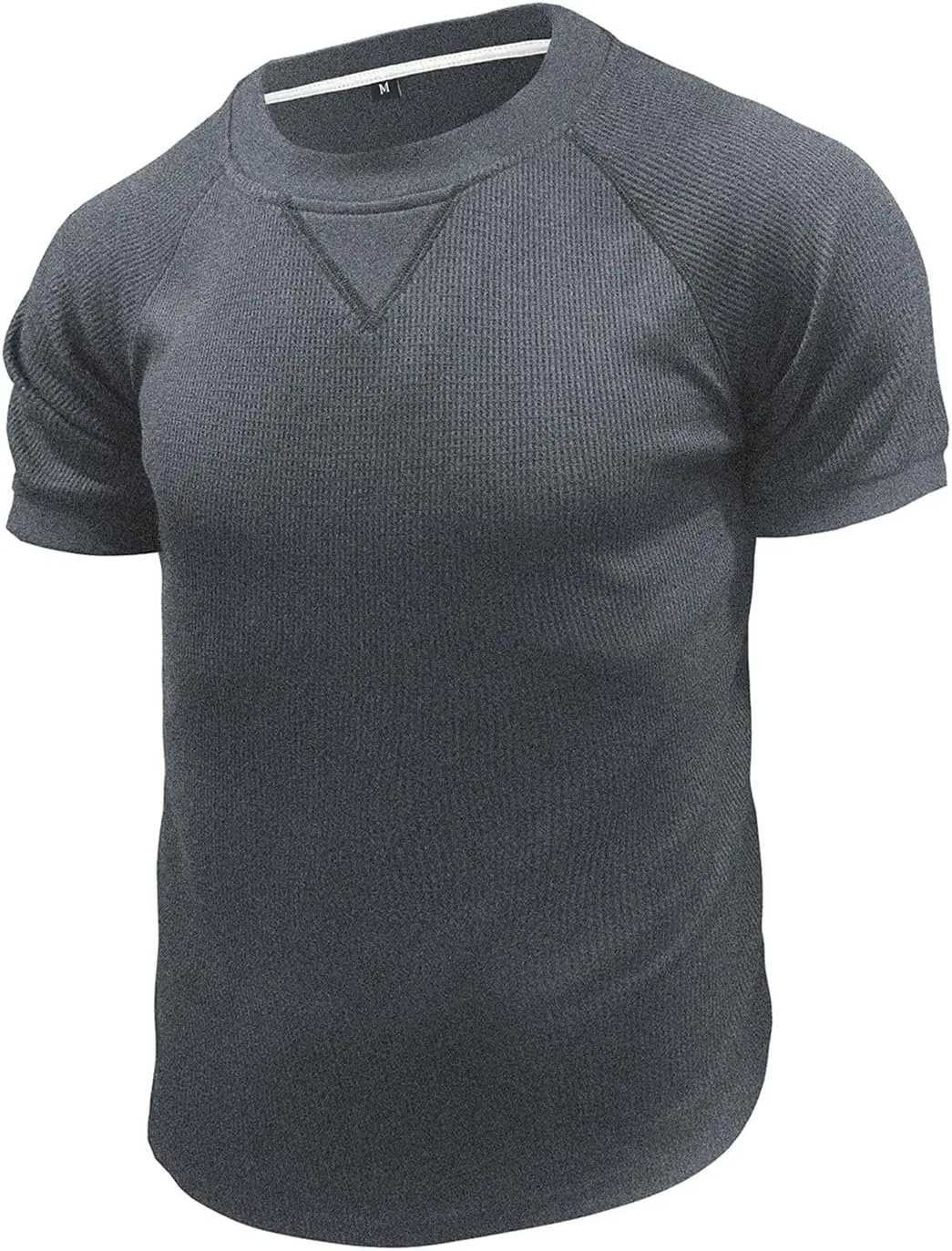 Мужская футболка с круглым вырезом Workout Shirts, Gray — фото 2