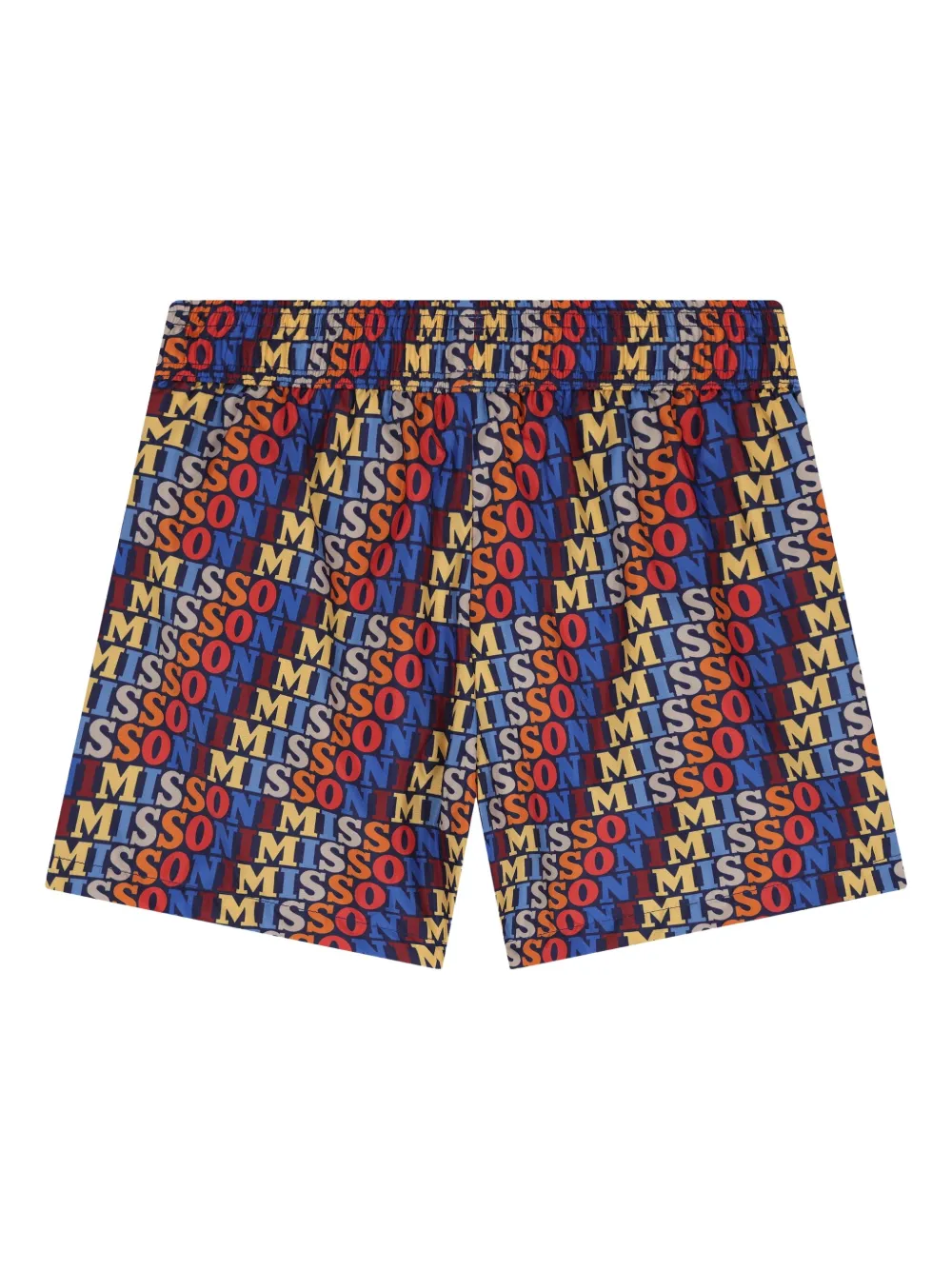 Плавки-шорты с логотипом Missoni Kids, красный — фото 2