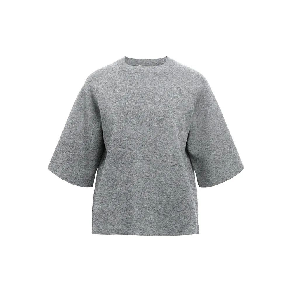 

Свитер Object Reynard 2/4 short sleeve, серый