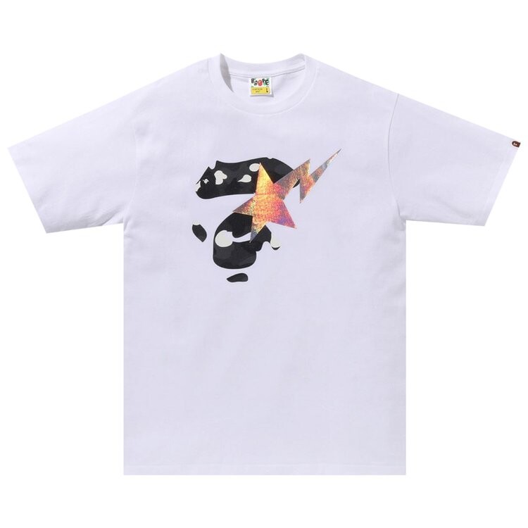 

Футболка BAPE City Camo Ape Face Sta 'White', белый