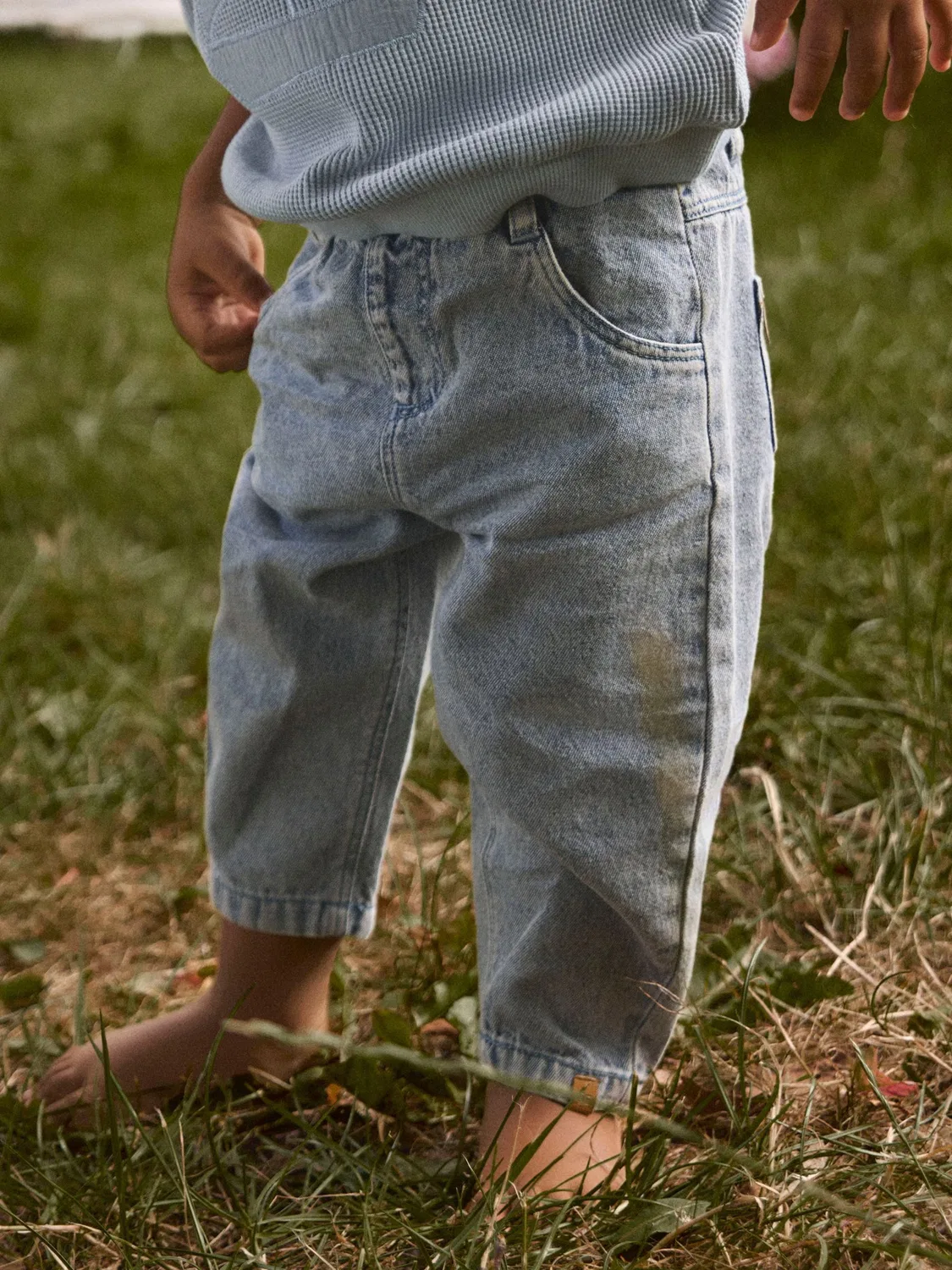 Джинсы свободного кроя Lil'Atelier, Blue Denim — фото 3