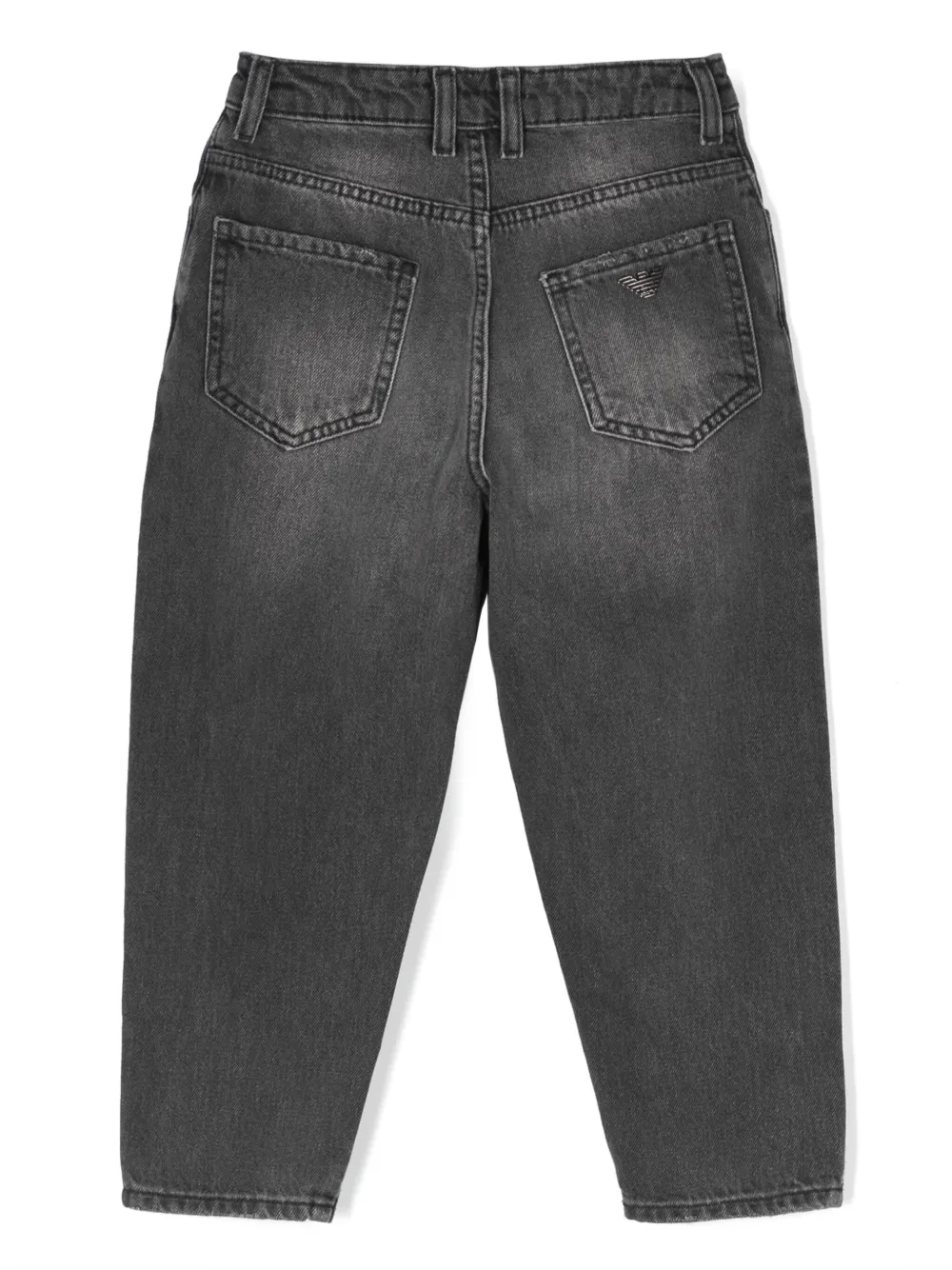 Джинсы свободного кроя Emporio Armani Kids, черный — фото 2