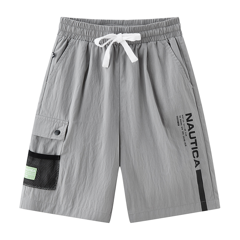 

Короткие шорты для младших школьников Grade School NAUTICA, серый
