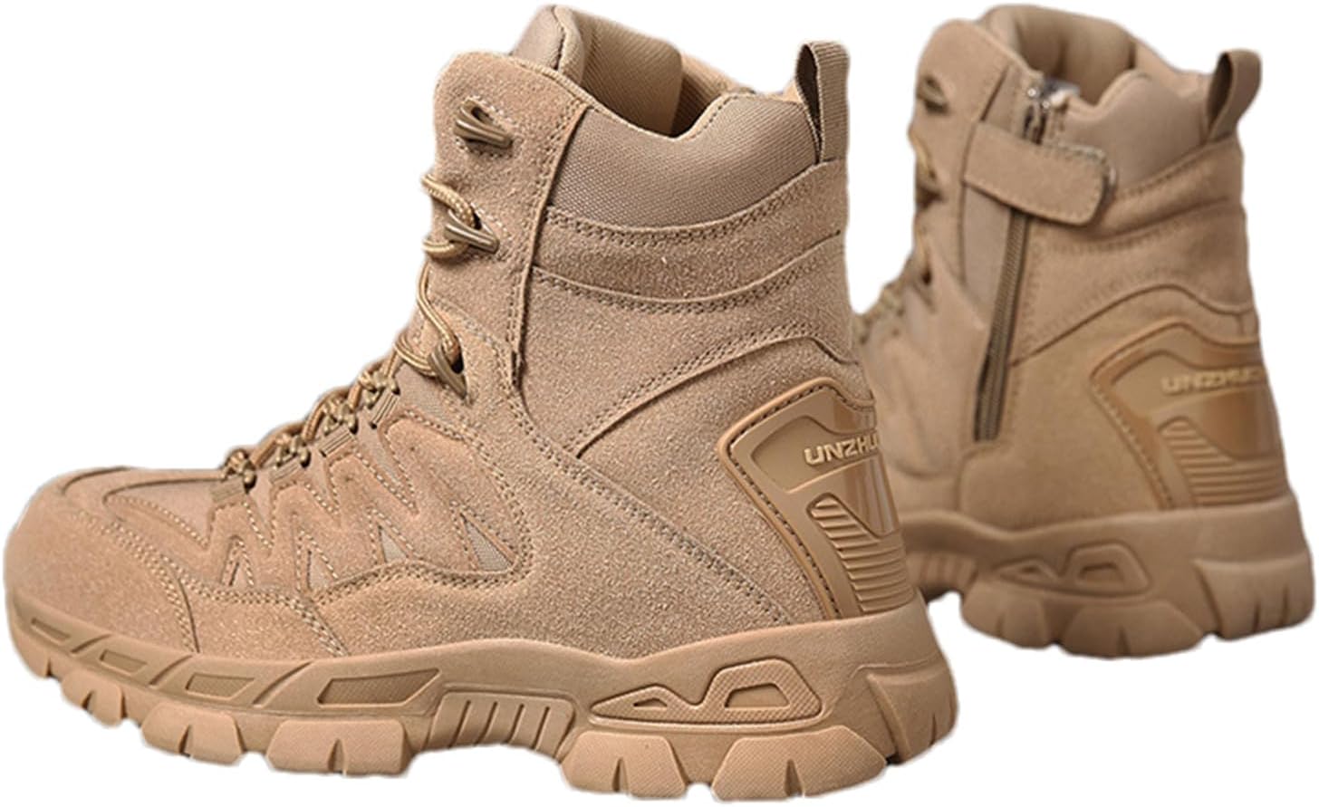 

Мужские тактические ботинки, мужские военные тактические ботинки, легкие военные ботинки, ботинки с боковой молнией, джунглевые ботинки, боевые пустынные ботинки Xmncg, Sand