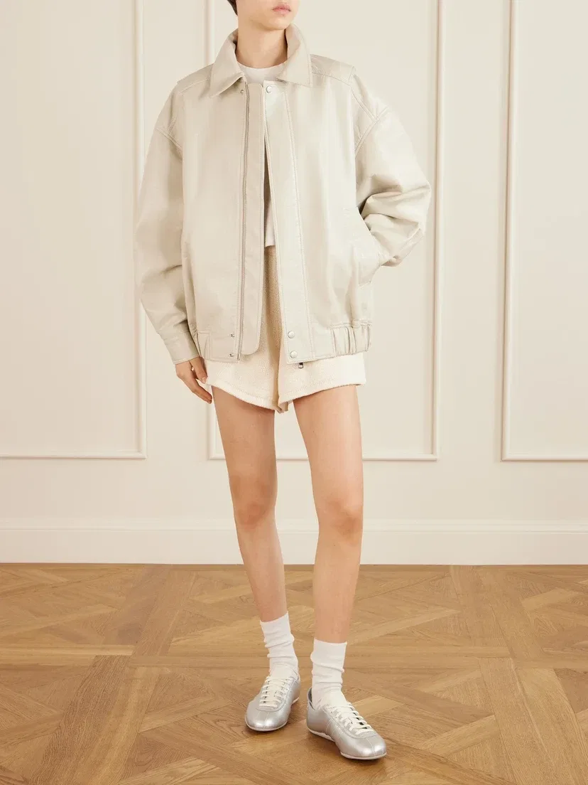 Y-3 Токийские кожаные кроссовки adidas Originals, серебряный — фото 4