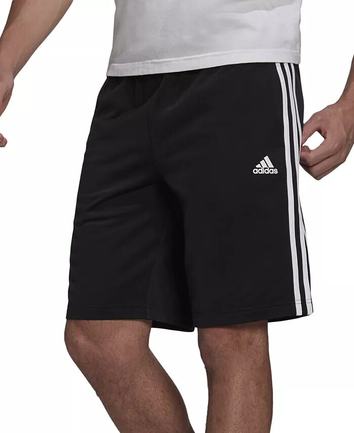 

Мужские шорты в полоску из трикотажа 10 дюймов adidas, красный