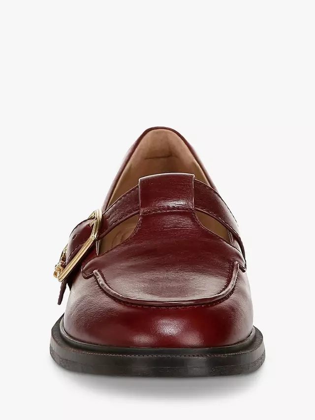 Лоферы Sam Edelman Elaina Leather Mary Jane, цвет french/burgundy — фото 2