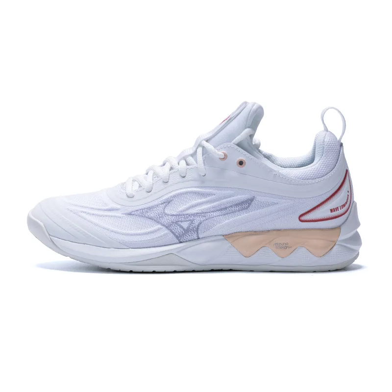 Mizuno Кроссовки для бадминтона Wave Luminous 2 Slip Resistant Abrasion Resistant Low top Unisex White