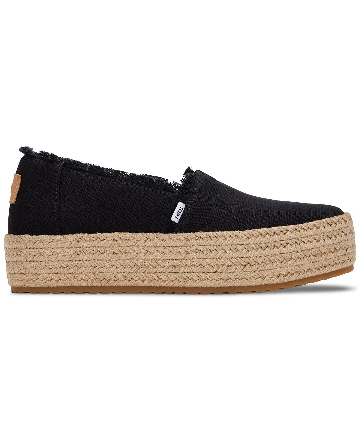 Женские парусиновые эспадрильи на платформе Valencia TOMS — фото 2