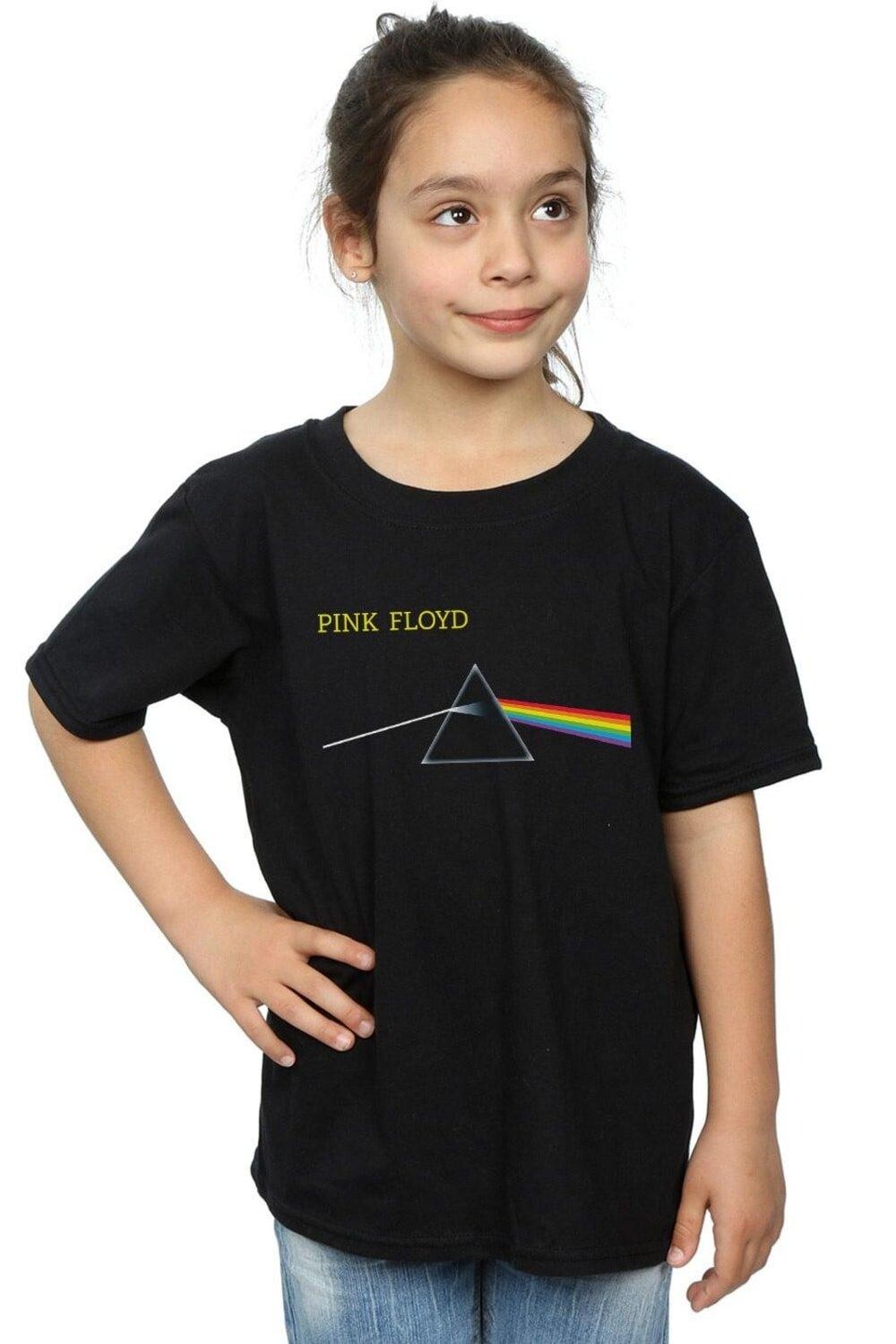 

Хлопковая футболка с призмой на груди Pink Floyd, черный