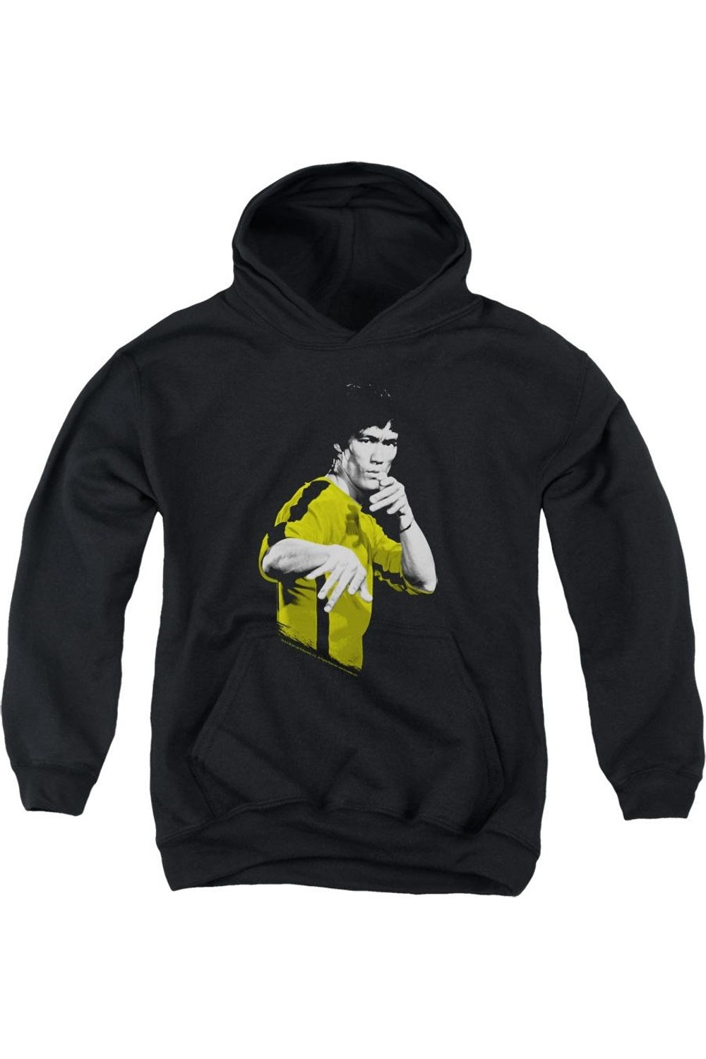 

Брюс Ли Костюм Смерти молодежная толстовка с капюшоном Gildan, черный