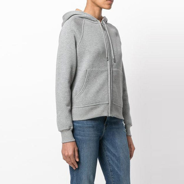 Куртка Burberry Zipper hooded Casual Jacket 'Gray', женская, серый — фото 2