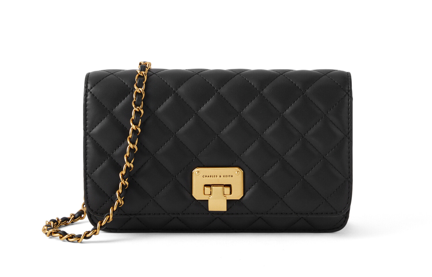 

Charles&Keith Женская сумка через плечо CHARLES & KEITH, Черный