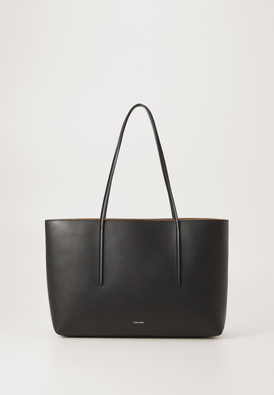 

Сумка-шоппер Calvin Klein FOIL LOGO TOTE, Black/Toasted Coconut/Black