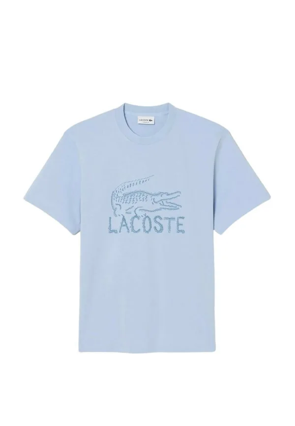 Футболка Lacoste с принтом, Hellblau